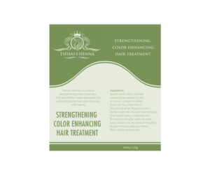 Packaging Design by SpaGGy for Habiba's Henna Ltd. | Design: #11307449