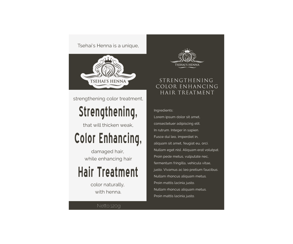 Packaging Design by SpaGGy for Habiba's Henna Ltd. | Design #11316597