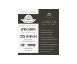 Packaging Design by SpaGGy for Habiba's Henna Ltd. | Design: #11316597