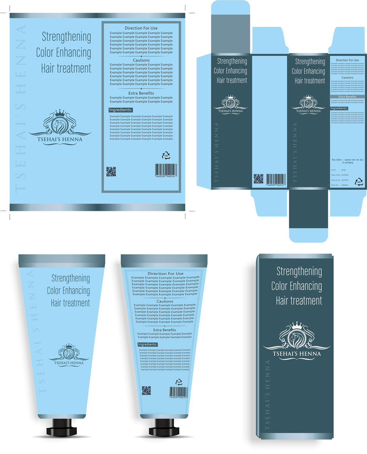 Packaging Design by Xclusive Designers for Habiba's Henna Ltd. | Design #11315599