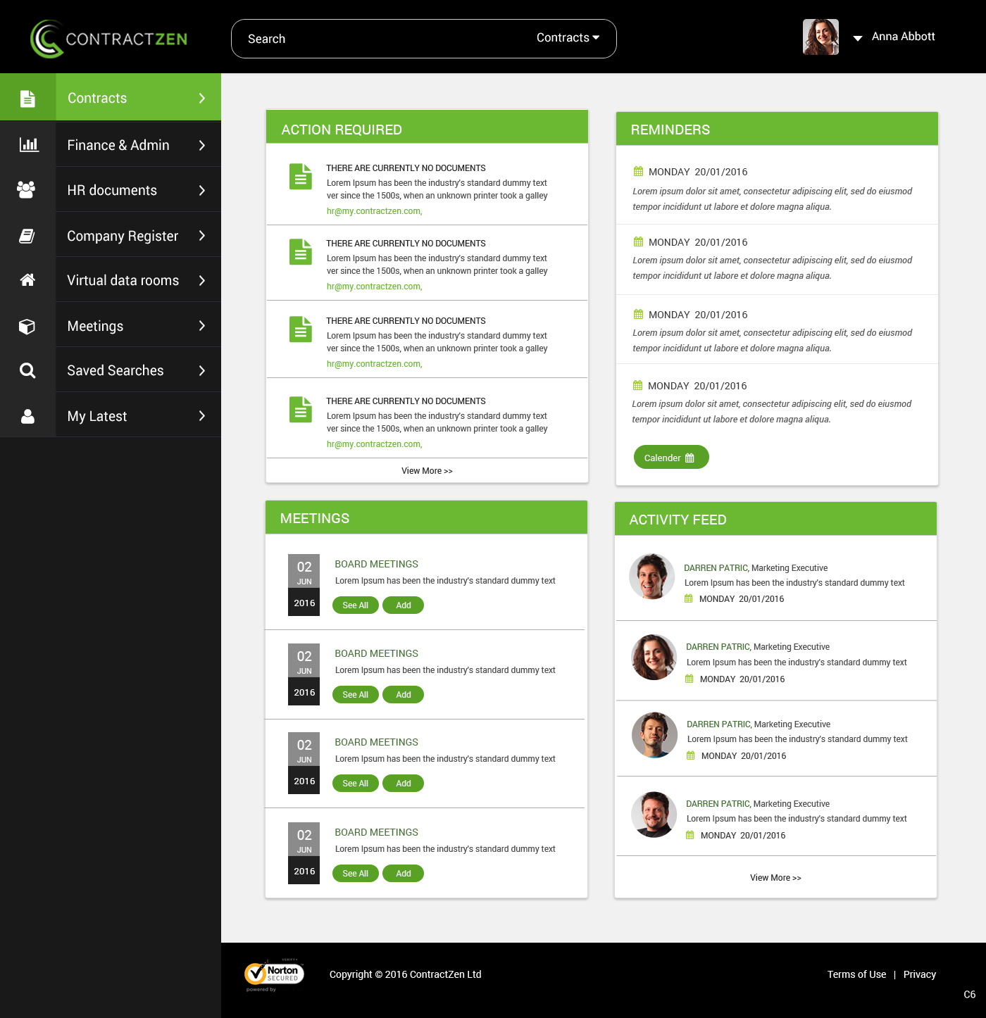 Web Design by pb for ContractZen Ltd | Design #11301188