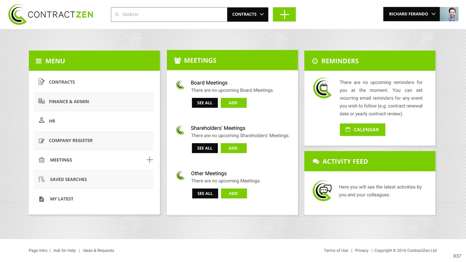 Web-Design von pb für ContractZen Ltd | Design #11310072