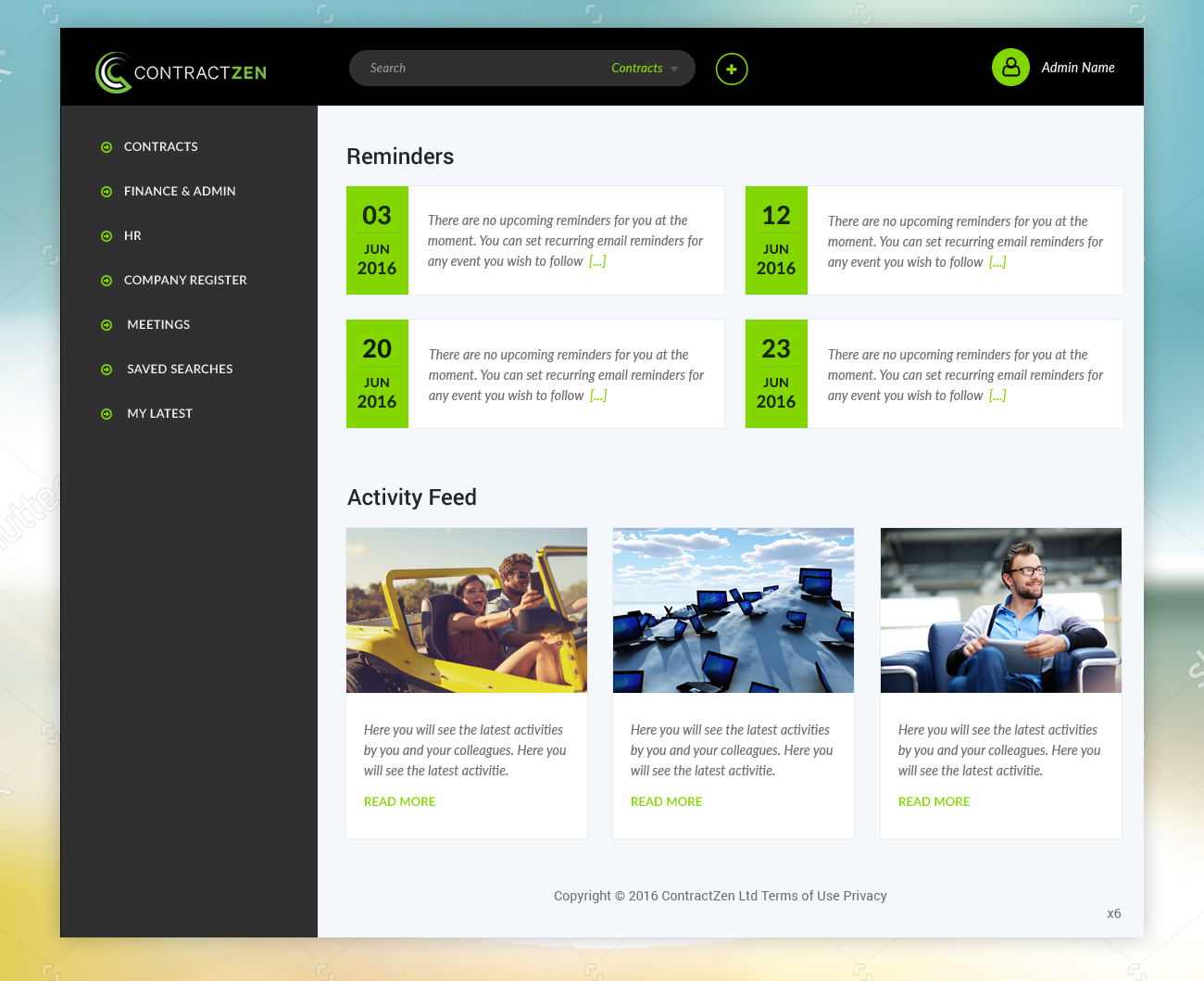 Web Design by pb for ContractZen Ltd | Design #11310074