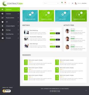 Web Design by pb for ContractZen Ltd | Design: #11319412