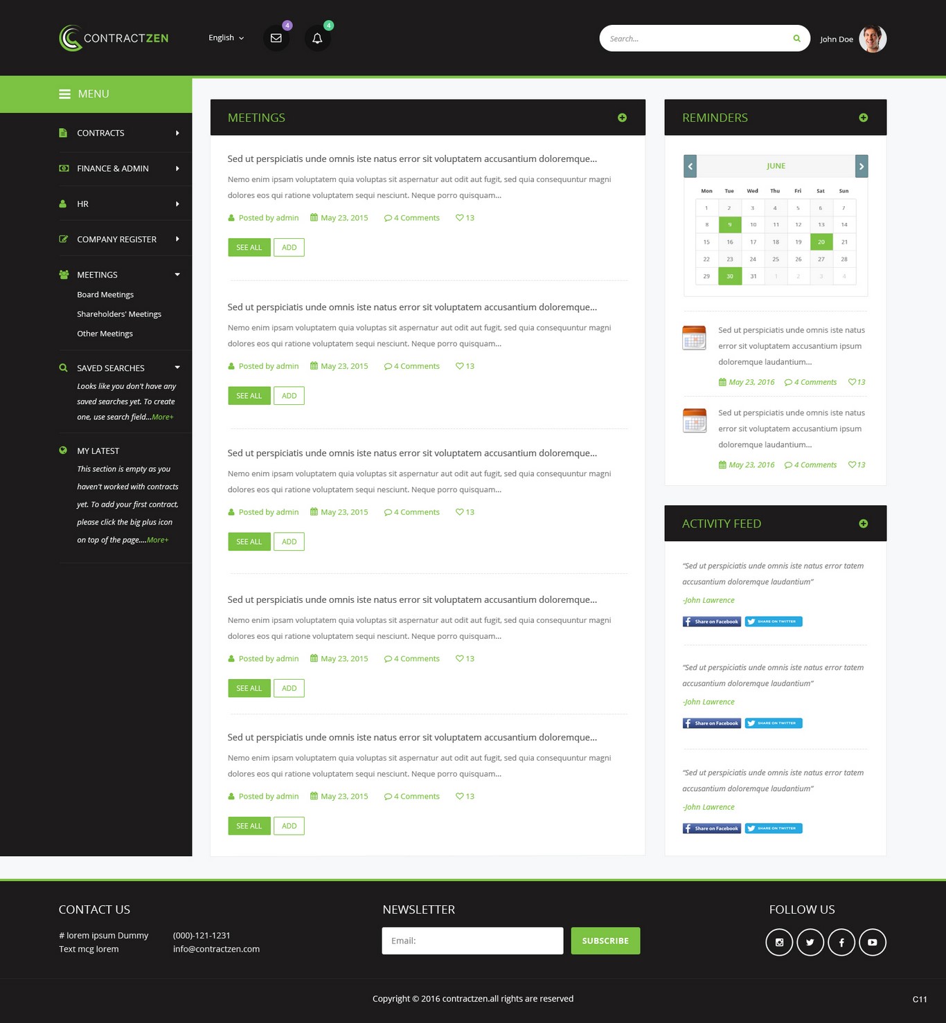 Web-Design von pb für ContractZen Ltd | Design #11333459