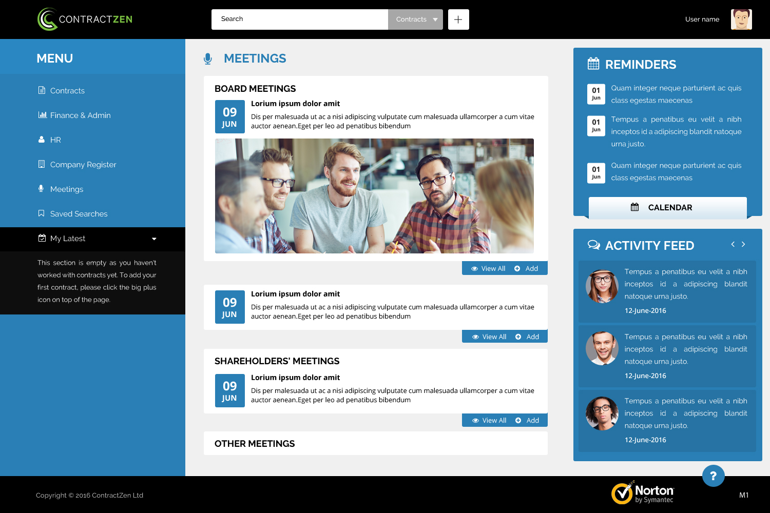 Web Design by pb for ContractZen Ltd | Design #11333470