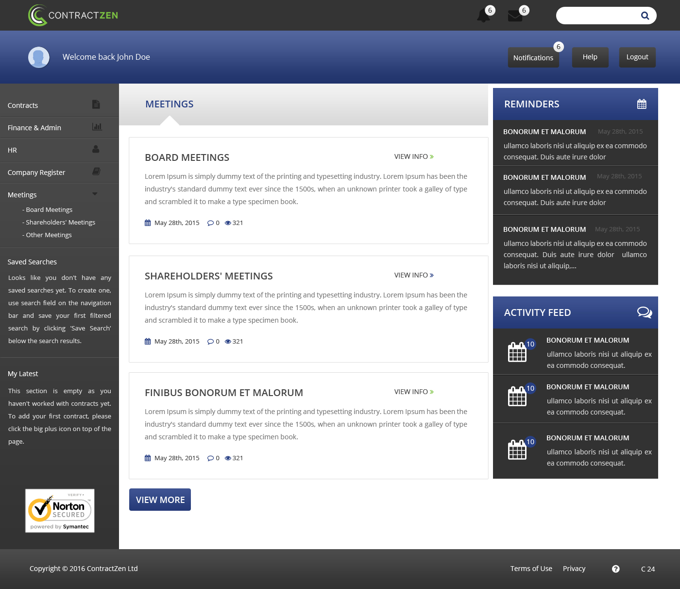Web Design by pb for ContractZen Ltd | Design #11333473