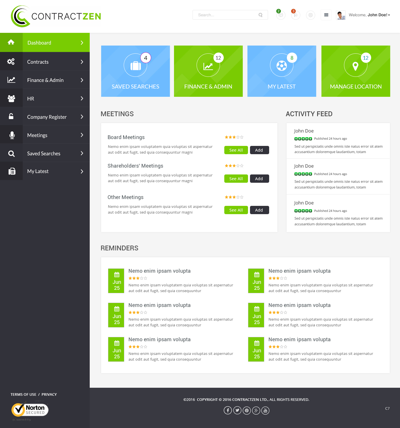Diseño Web por pb para ContractZen Ltd | Diseño #11335402