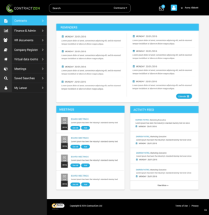 Web Design by pb for ContractZen Ltd | Design: #11335404