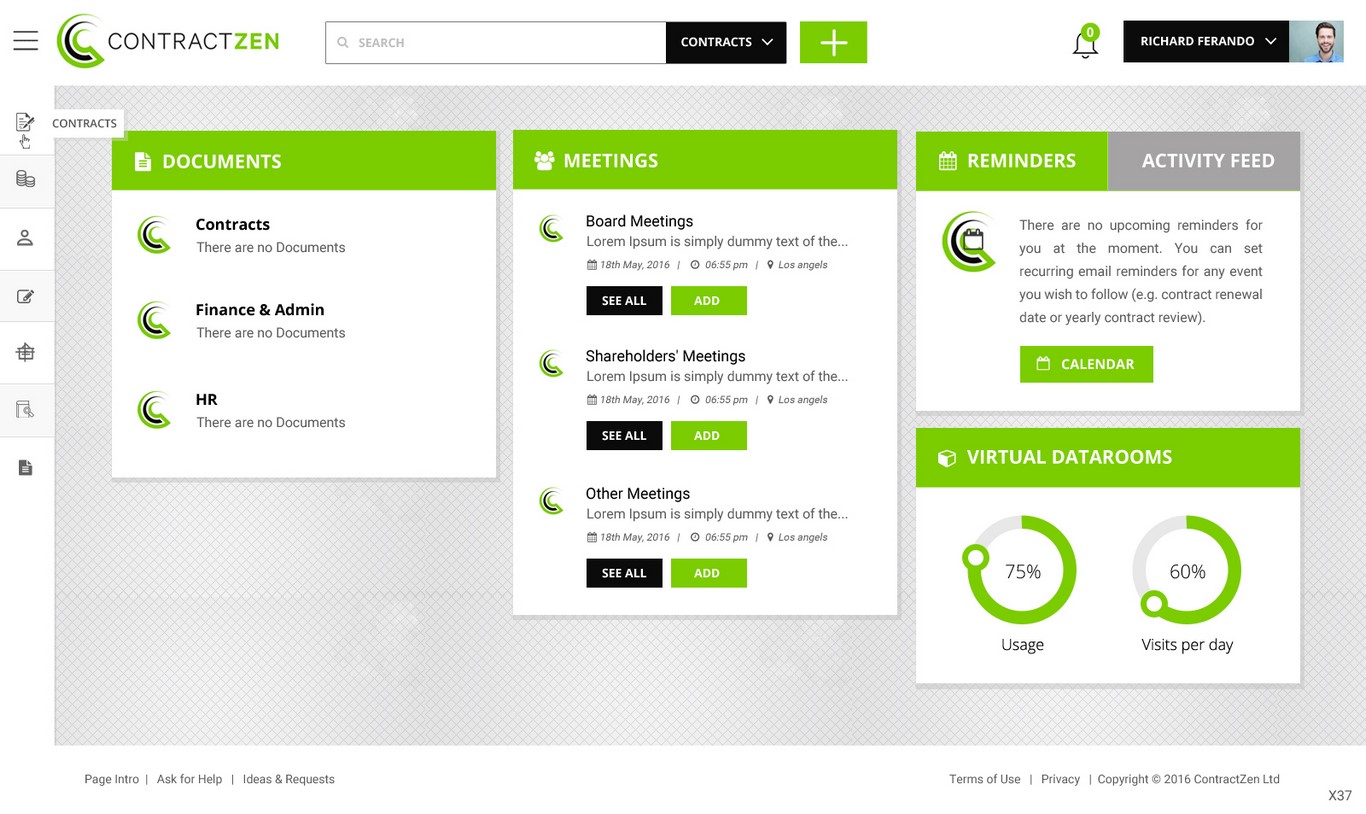 Web Design by pb for ContractZen Ltd | Design #11345812