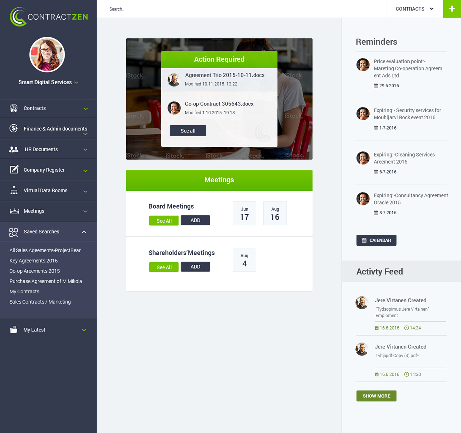 Web Design by the-lion-king for ContractZen Ltd | Design #11301067