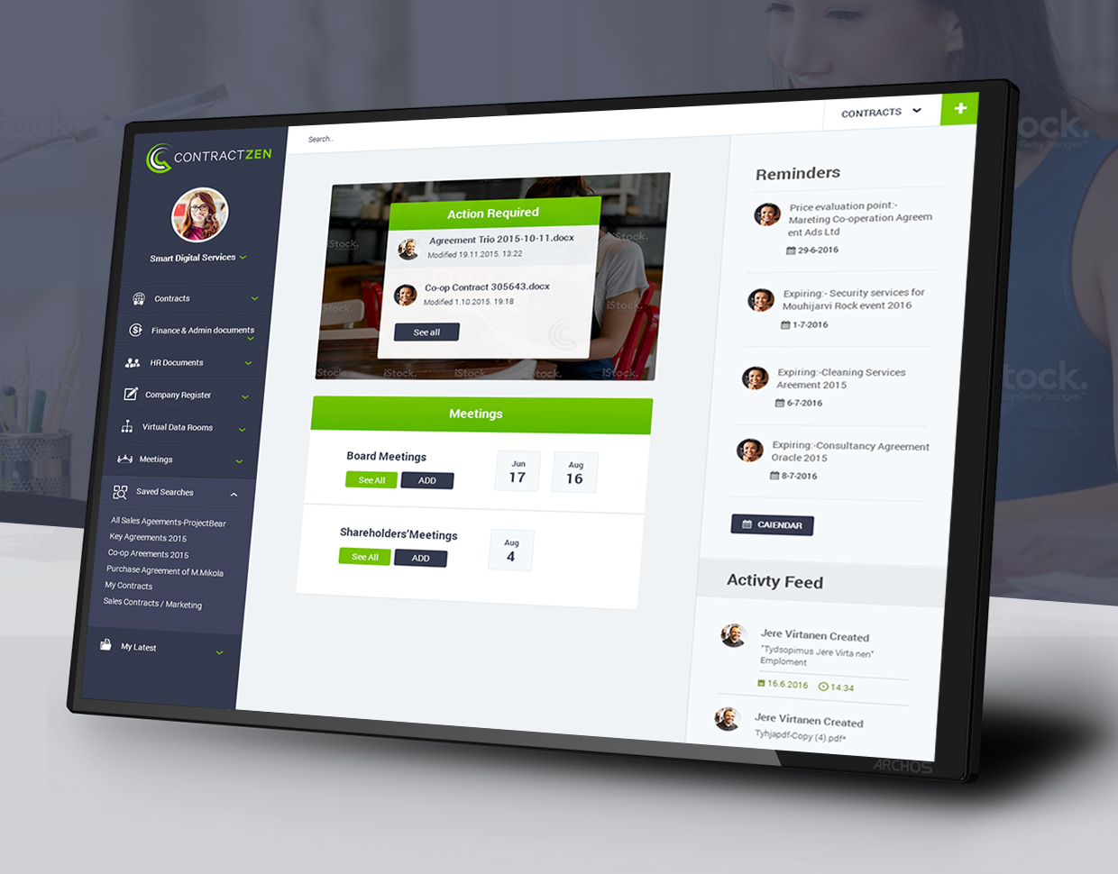Web Design by the-lion-king for ContractZen Ltd | Design #11301101