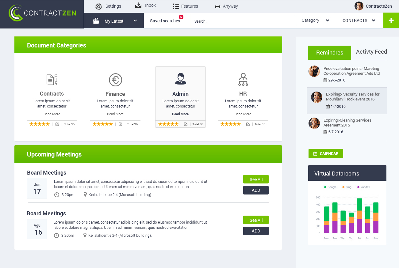 Web Design by the-lion-king for ContractZen Ltd | Design #11350169