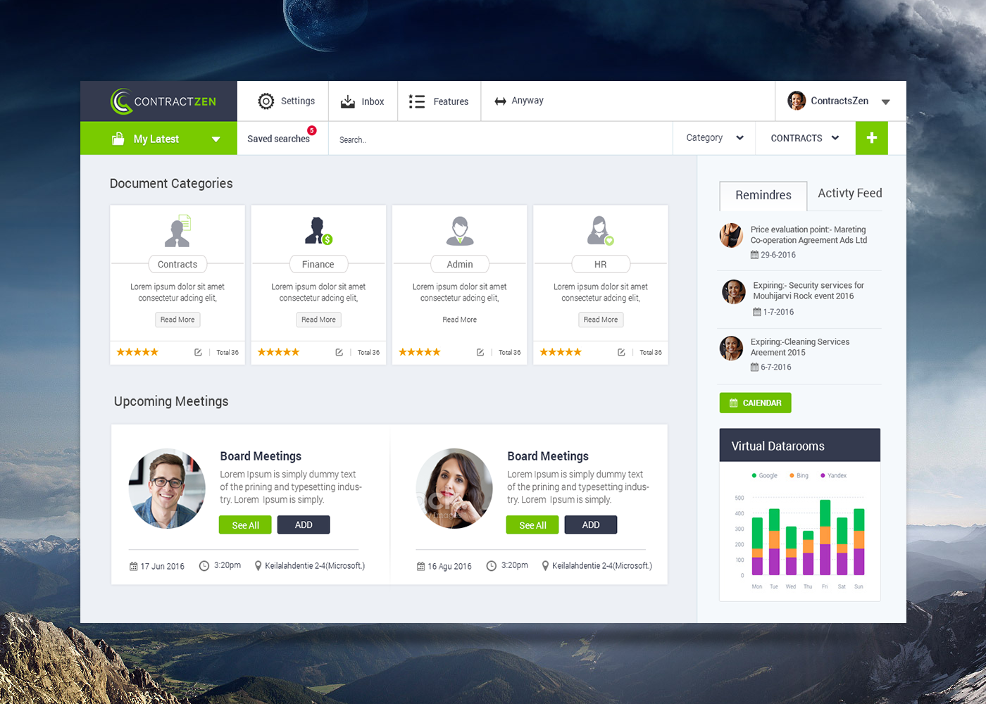 Web Design by the-lion-king for ContractZen Ltd | Design #11362538