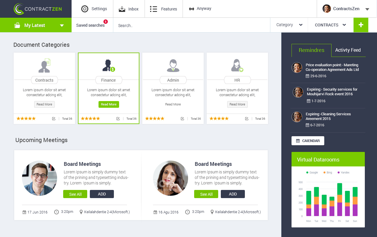 Web Design by the-lion-king for ContractZen Ltd | Design #11362552