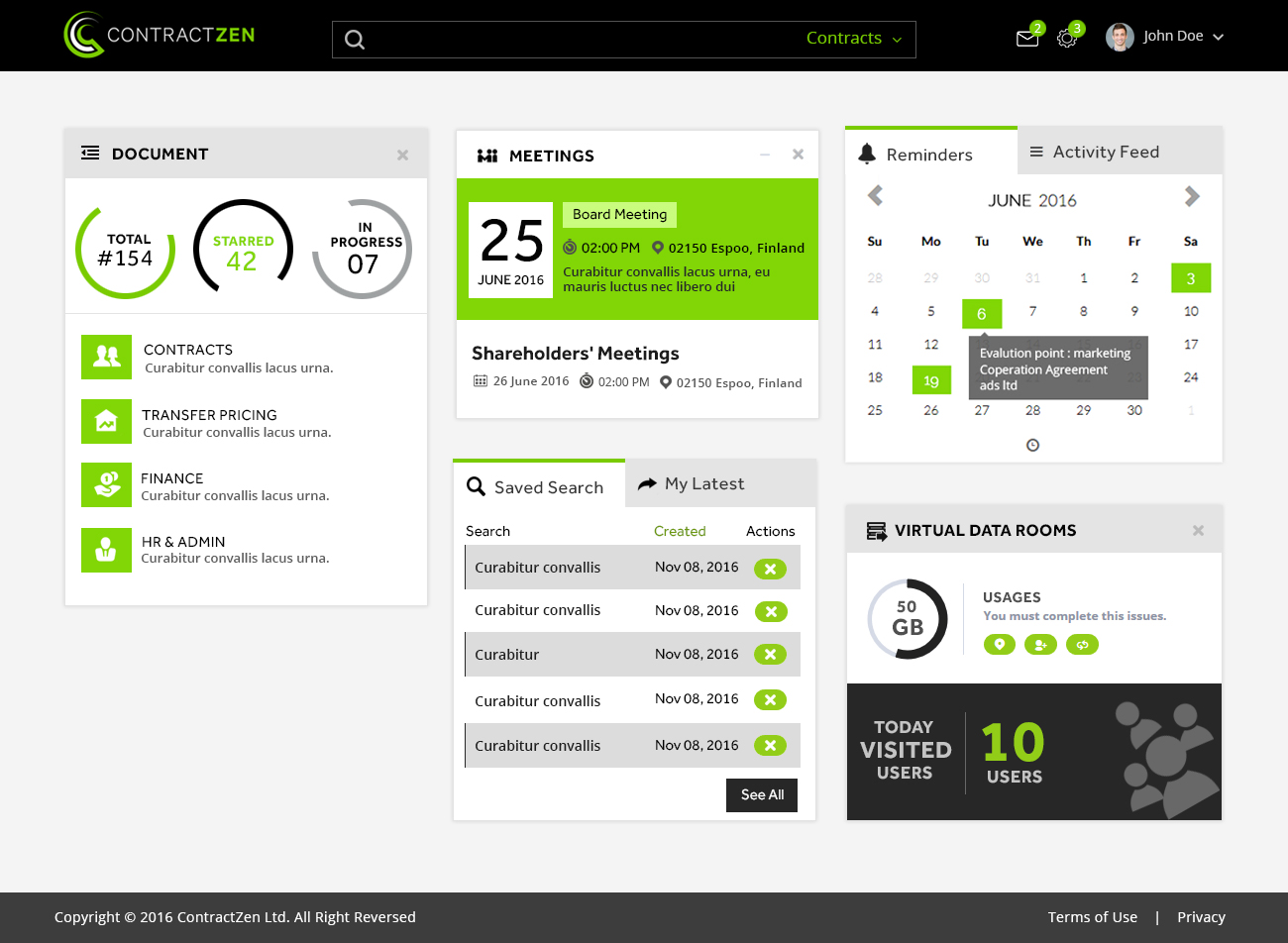 Web Design by Xclusive Designers for ContractZen Ltd | Design #11353013