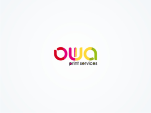 OWA Print Services | Logo Design by Atvento Graphics
