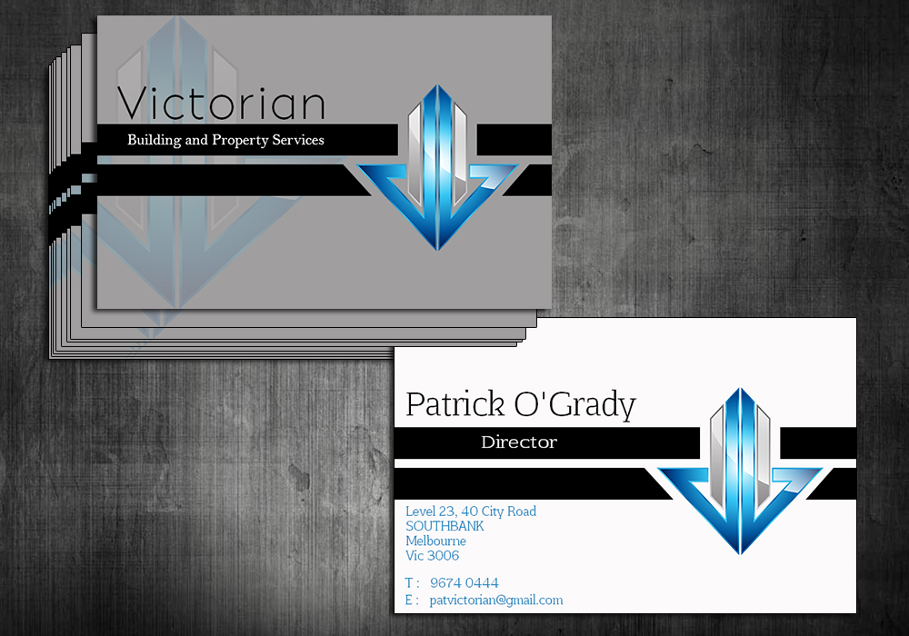 Design de Carte de Visite par khAng pour Victorian Building and Property Services | Design #11330294