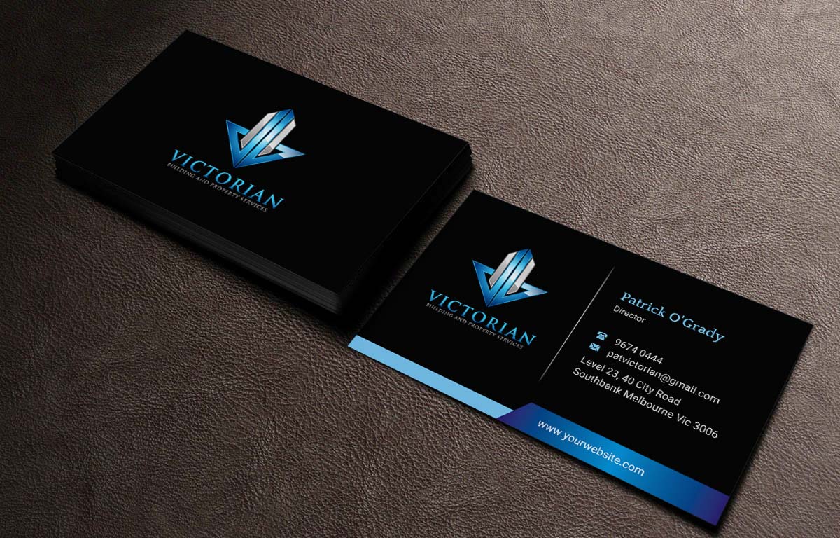 Visitenkarten-Design von INDIAN_Ashok für Victorian Building and Property Services | Design #11296879