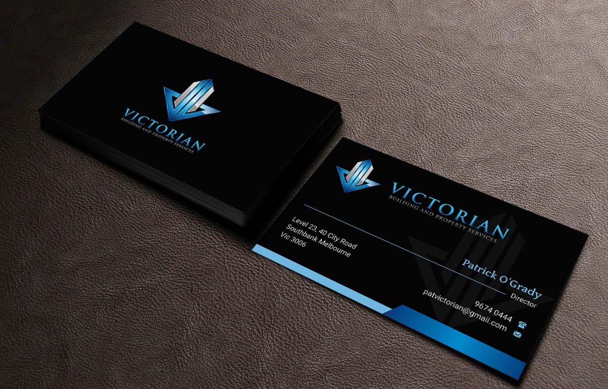 Visitenkarten-Design von INDIAN_Ashok für Victorian Building and Property Services | Design #11296880