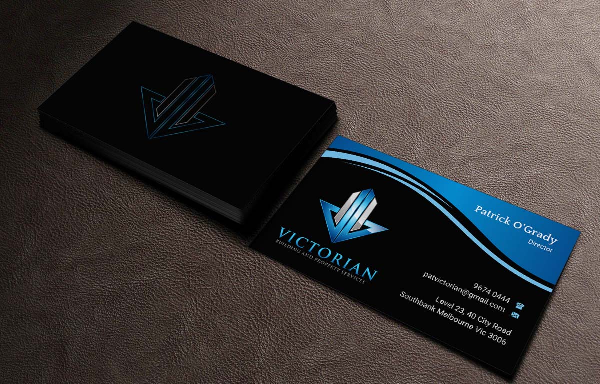 Visitenkarten-Design von INDIAN_Ashok für Victorian Building and Property Services | Design #11296881