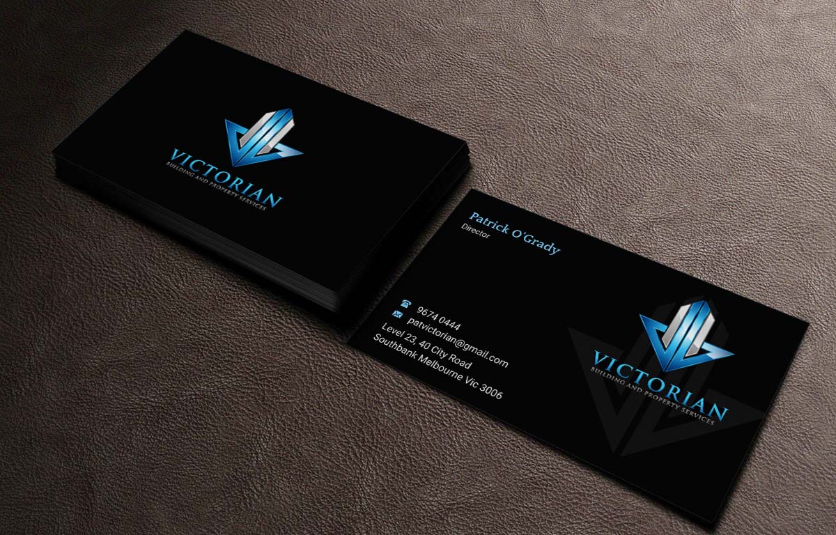 Visitenkarten-Design von INDIAN_Ashok für Victorian Building and Property Services | Design #11296882