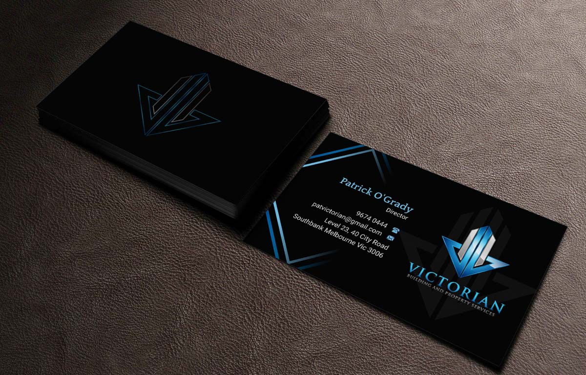 Visitenkarten-Design von INDIAN_Ashok für Victorian Building and Property Services | Design #11296885