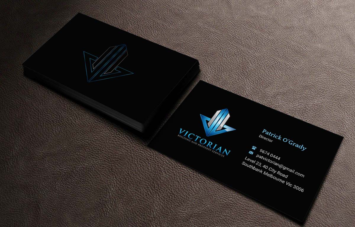 Visitenkarten-Design von INDIAN_Ashok für Victorian Building and Property Services | Design #11296886