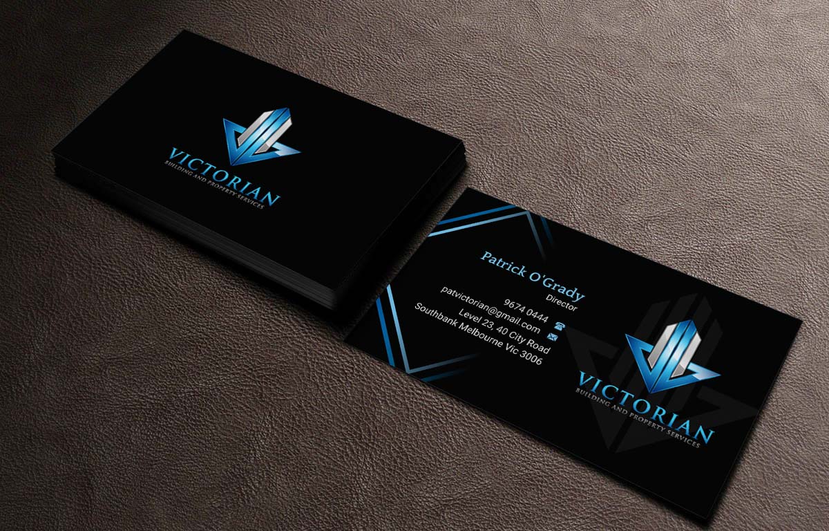 Visitenkarten-Design von INDIAN_Ashok für Victorian Building and Property Services | Design #11296887