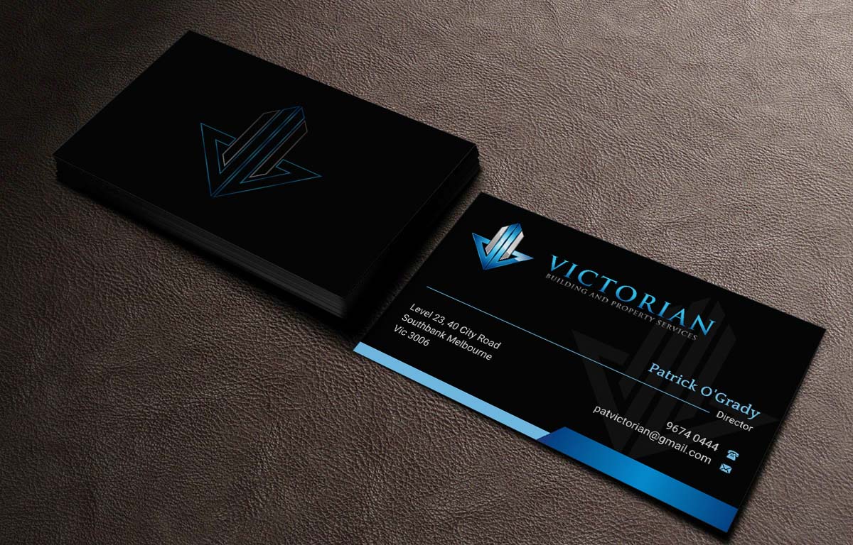 Visitenkarten-Design von INDIAN_Ashok für Victorian Building and Property Services | Design #11296888