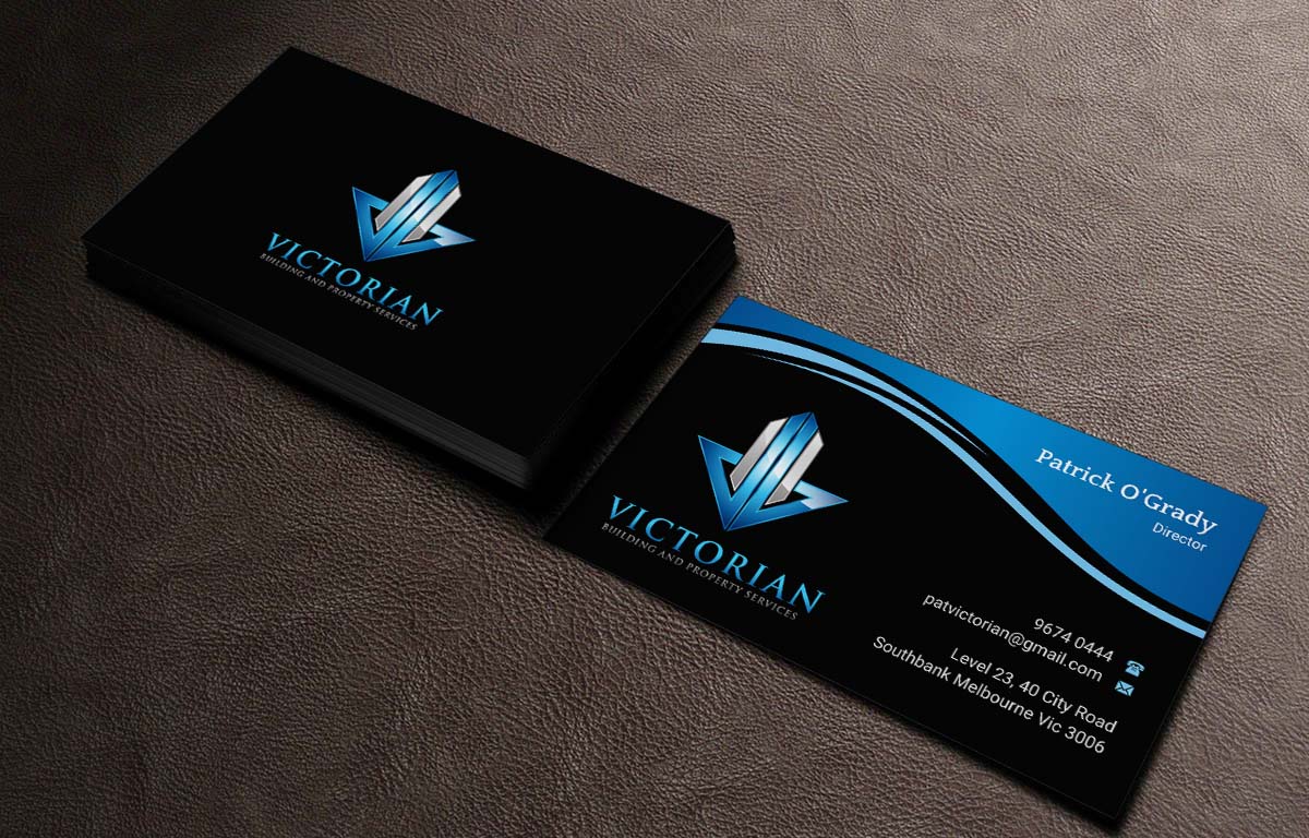Visitenkarten-Design von INDIAN_Ashok für Victorian Building and Property Services | Design #11296889