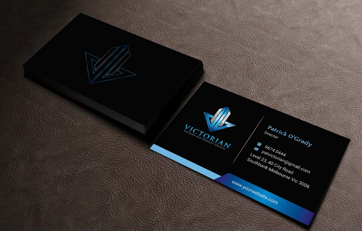 Visitenkarten-Design von INDIAN_Ashok für Victorian Building and Property Services | Design #11296892