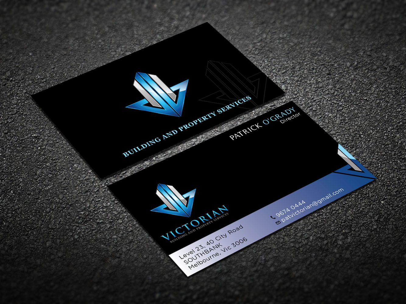 Visitenkarten-Design von Verified artistry (Design garden) für Victorian Building and Property Services | Design #11300018