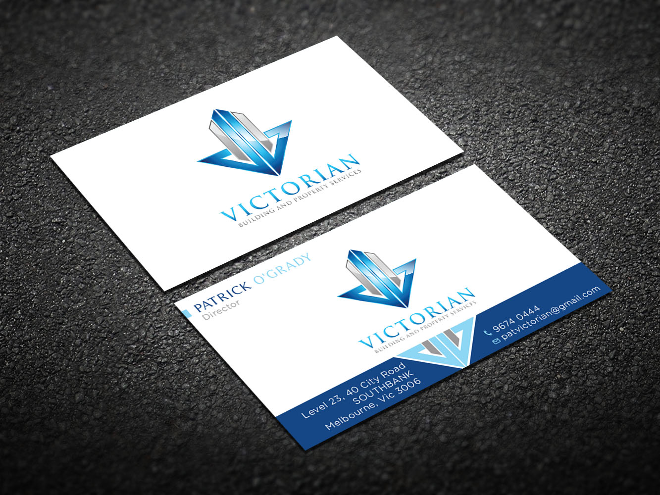 Visitenkarten-Design von Verified artistry (Design garden) für Victorian Building and Property Services | Design #11300019