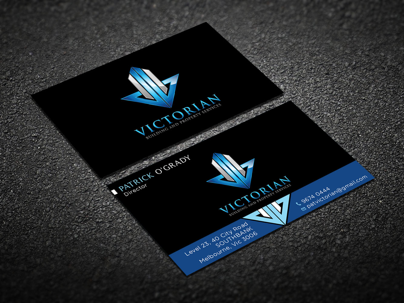 Visitenkarten-Design von Verified artistry (Design garden) für Victorian Building and Property Services | Design #11300020