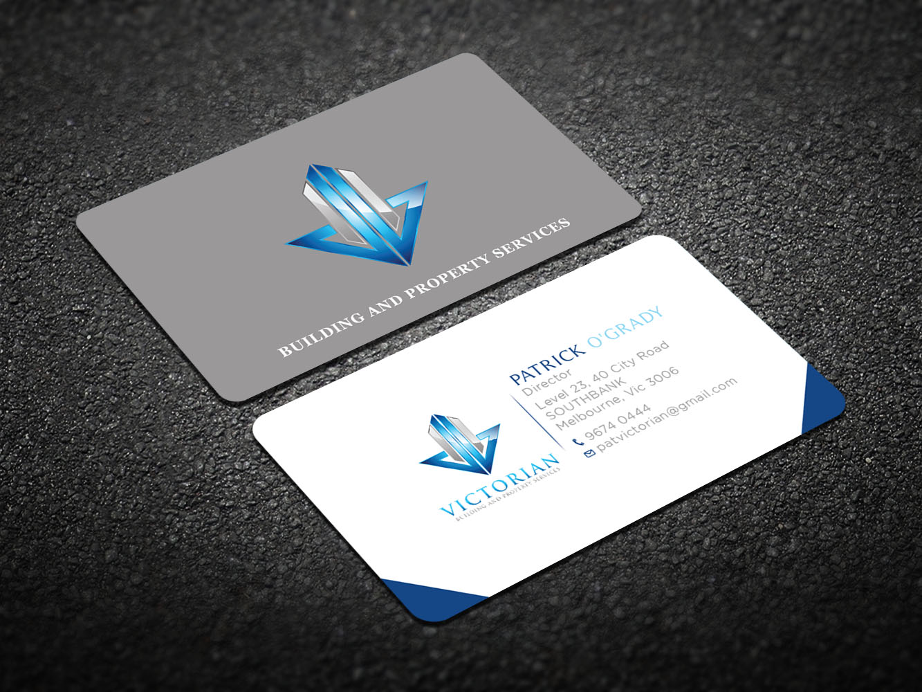 Visitenkarten-Design von Verified artistry (Design garden) für Victorian Building and Property Services | Design #11300032