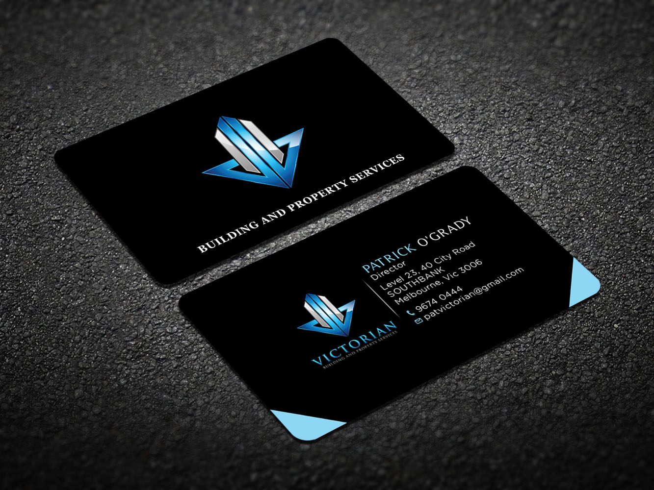 Visitenkarten-Design von Verified artistry (Design garden) für Victorian Building and Property Services | Design #11300034