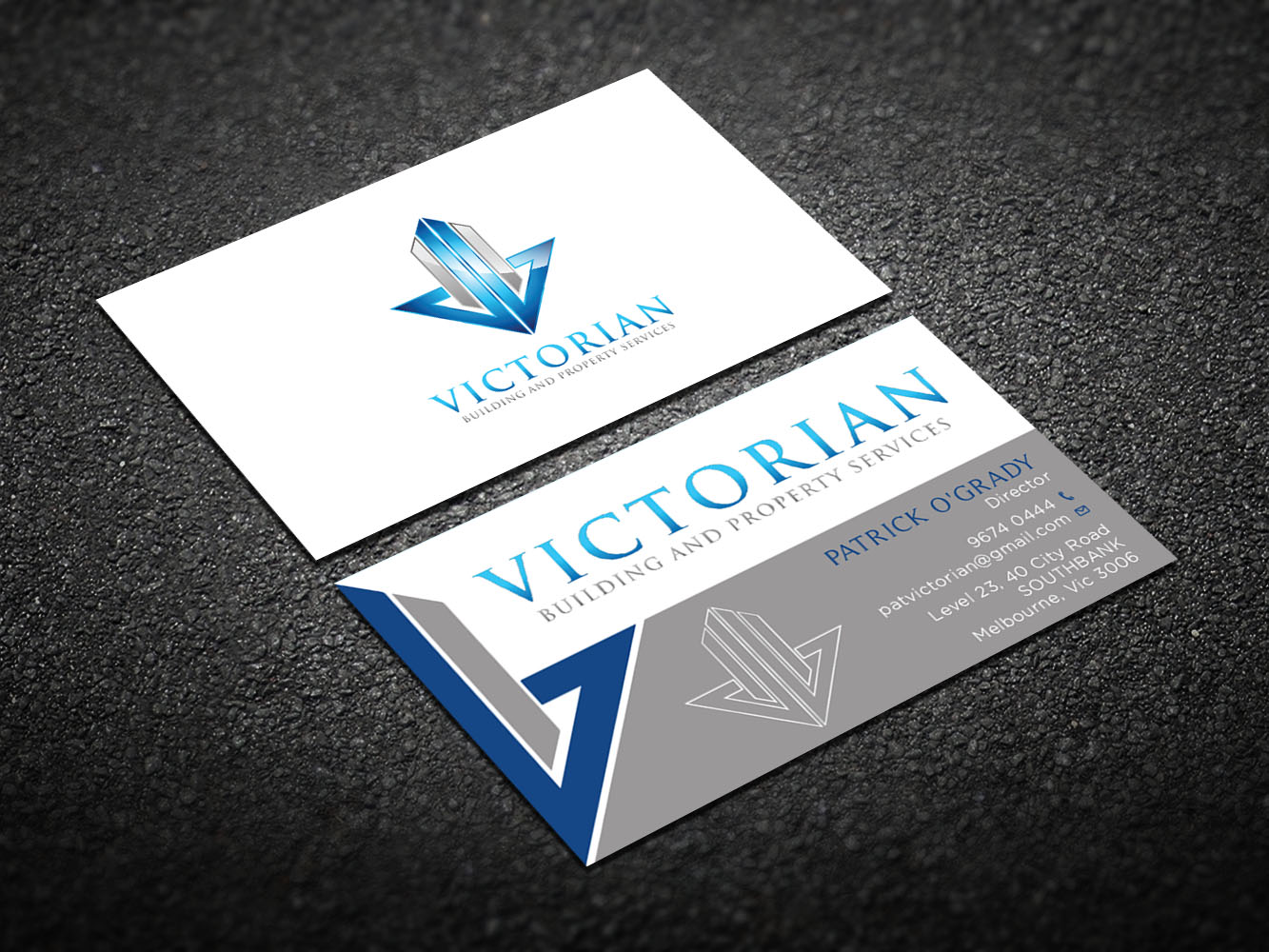 Visitenkarten-Design von Verified artistry (Design garden) für Victorian Building and Property Services | Design #11300037