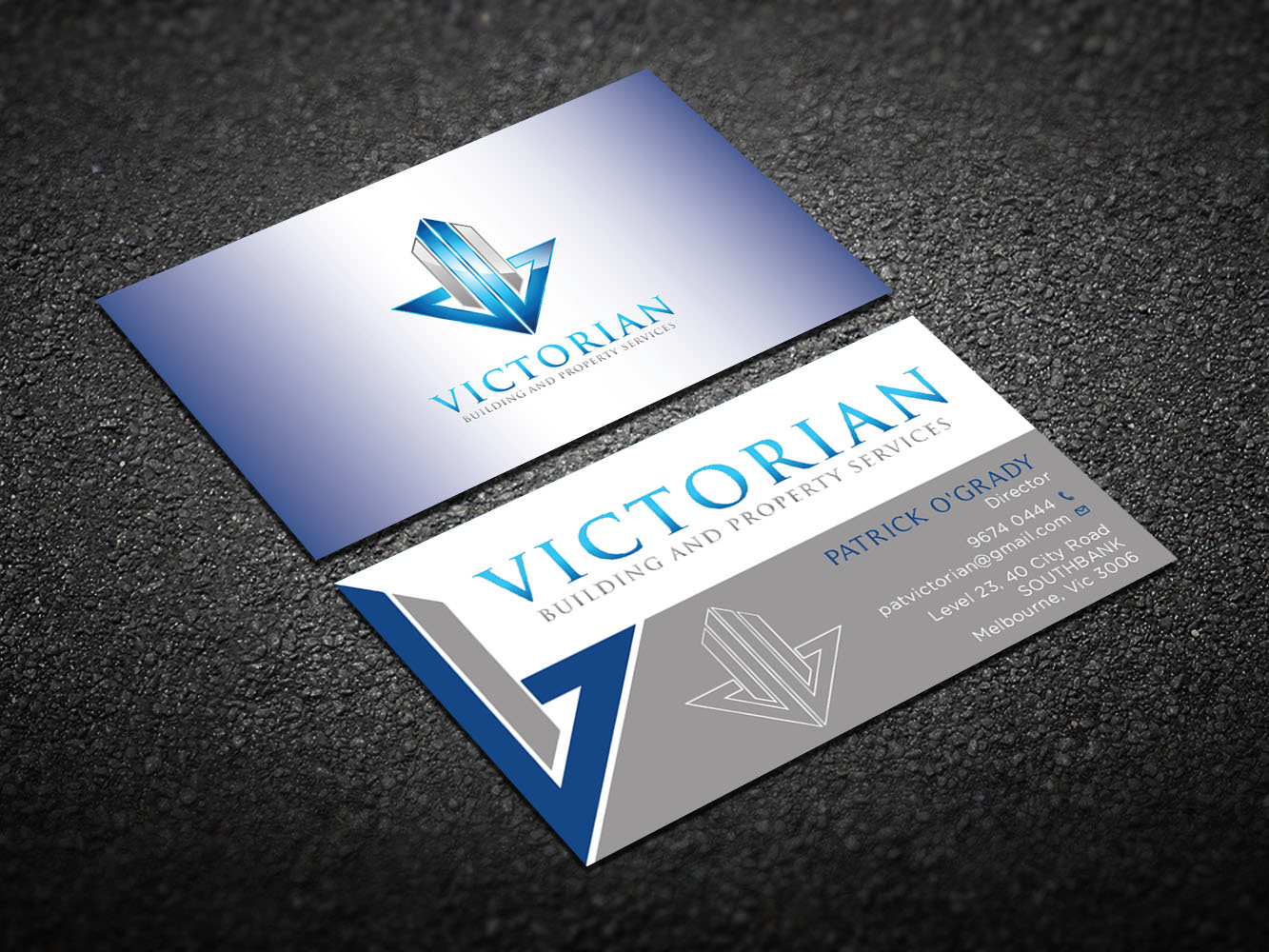 Visitenkarten-Design von Verified artistry (Design garden) für Victorian Building and Property Services | Design #11300038