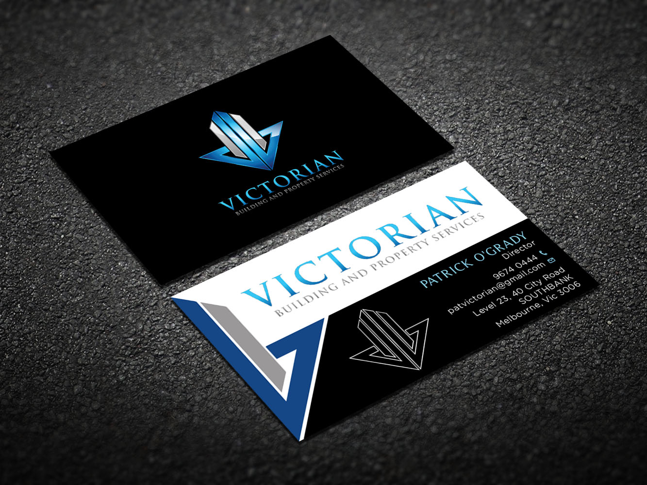 Visitenkarten-Design von Verified artistry (Design garden) für Victorian Building and Property Services | Design #11300039