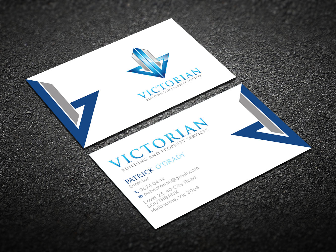 Visitenkarten-Design von Verified artistry (Design garden) für Victorian Building and Property Services | Design #11300044