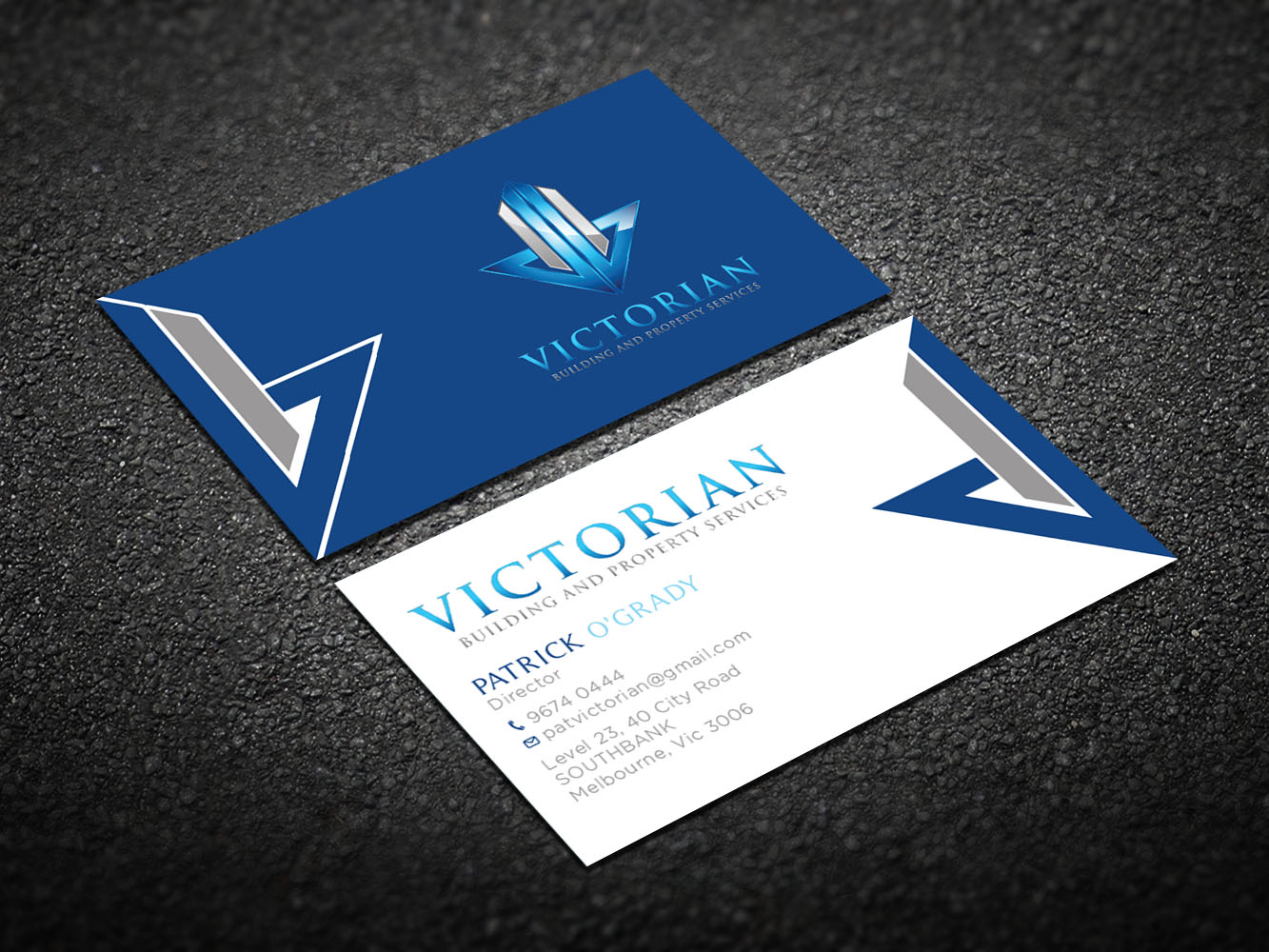 Visitenkarten-Design von Verified artistry (Design garden) für Victorian Building and Property Services | Design #11300046