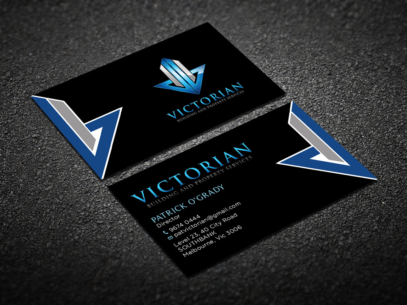 Visitenkarten-Design von Verified artistry (Design garden) für Victorian Building and Property Services | Design #11300047