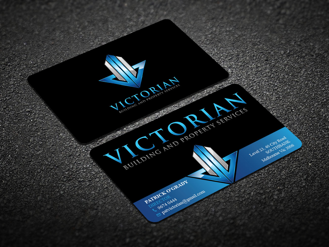 Visitenkarten-Design von Verified artistry (Design garden) für Victorian Building and Property Services | Design #11300050