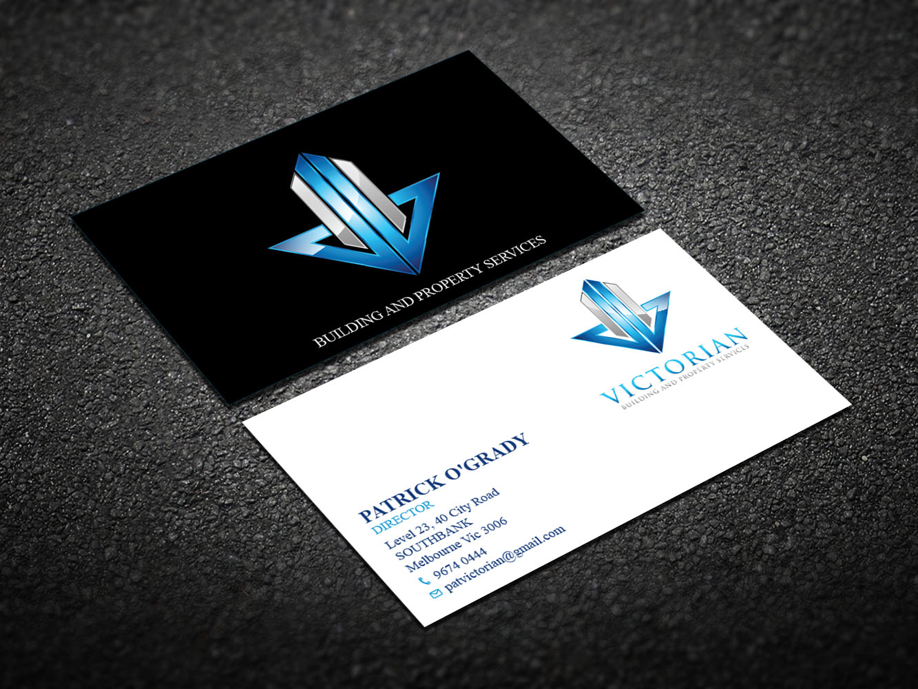 Visitenkarten-Design von Verified artistry (Design garden) für Victorian Building and Property Services | Design #11300051