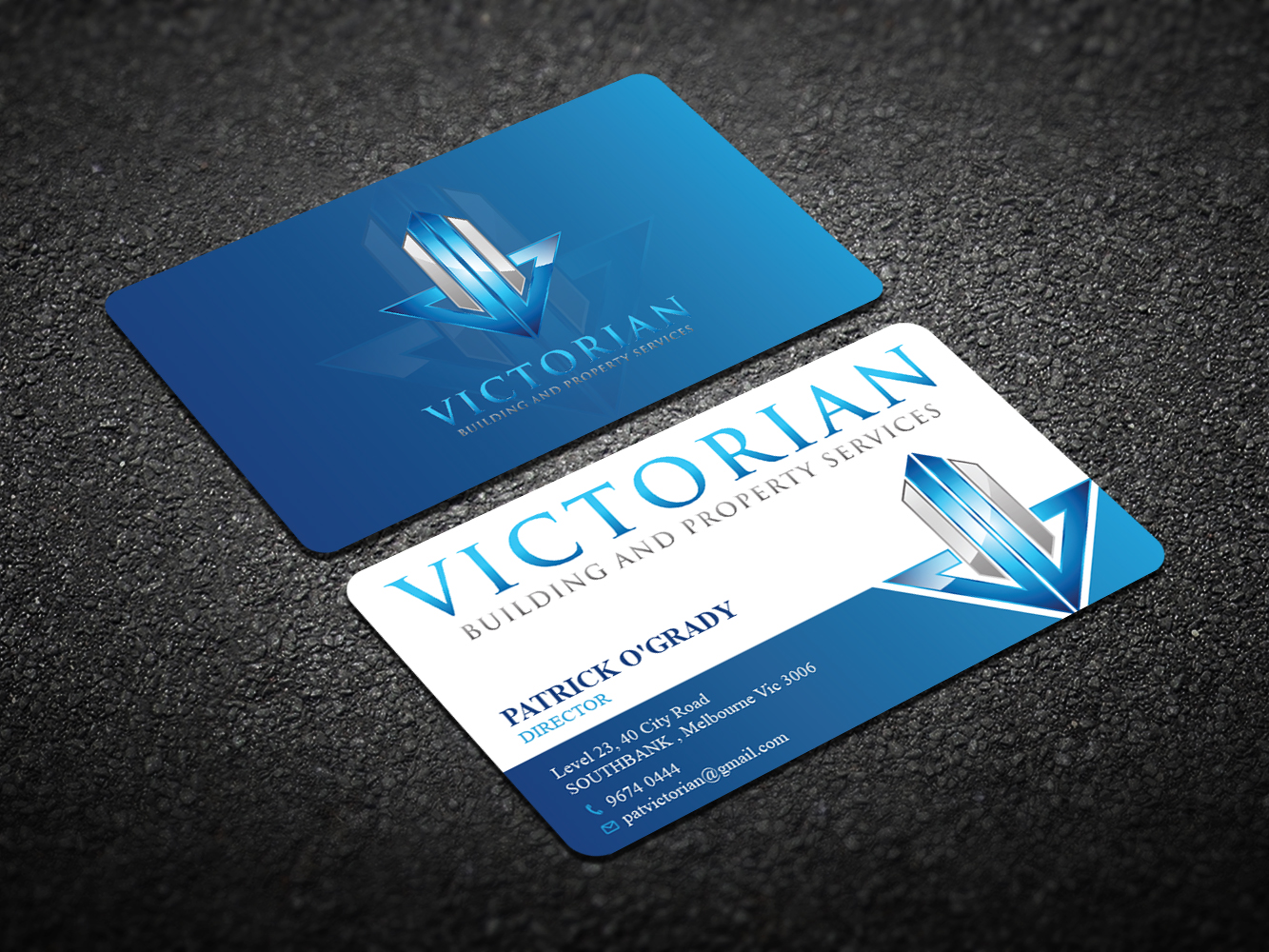 Visitenkarten-Design von Verified artistry (Design garden) für Victorian Building and Property Services | Design #11300052