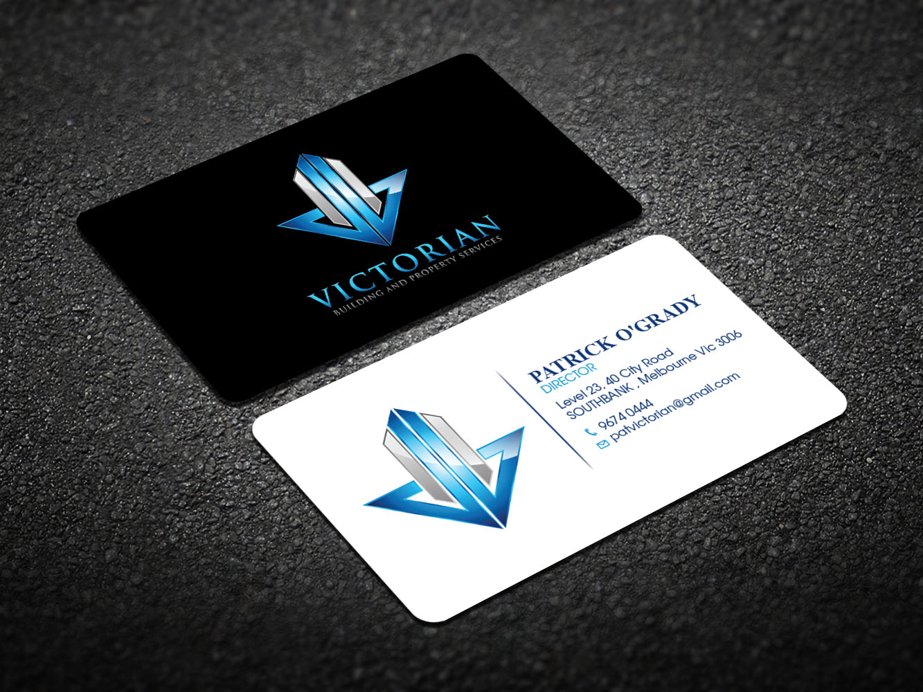 Visitenkarten-Design von Verified artistry (Design garden) für Victorian Building and Property Services | Design #11300064