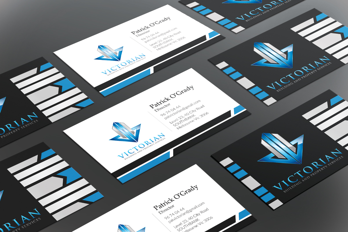 Visitenkarten-Design von JK18 für Victorian Building and Property Services | Design #11302316