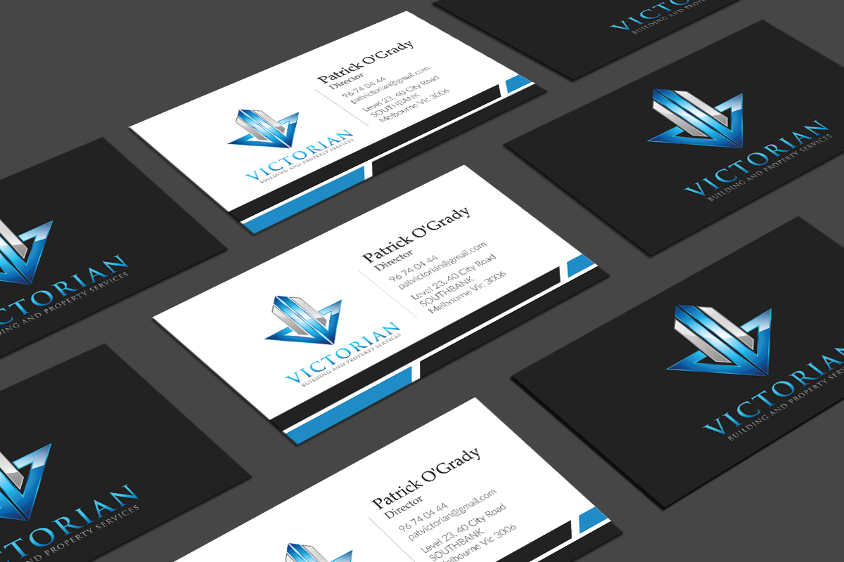 Visitenkarten-Design von JK18 für Victorian Building and Property Services | Design #11314596