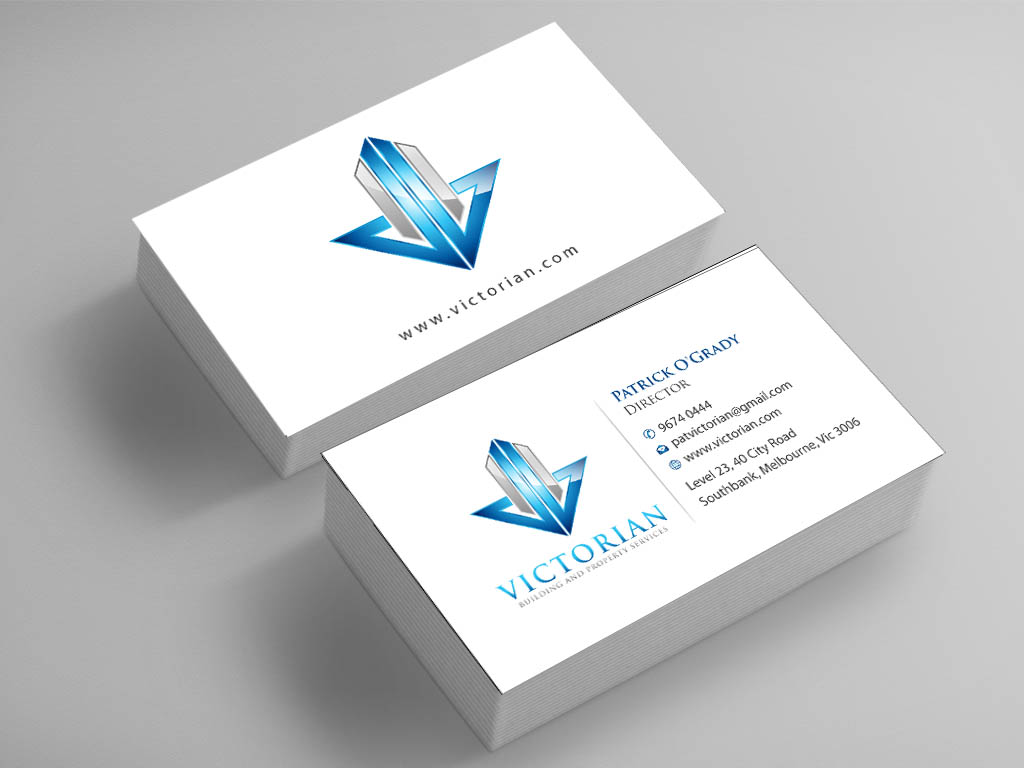 Visitenkarten-Design von Infinitive Technology für Victorian Building and Property Services | Design #11374429
